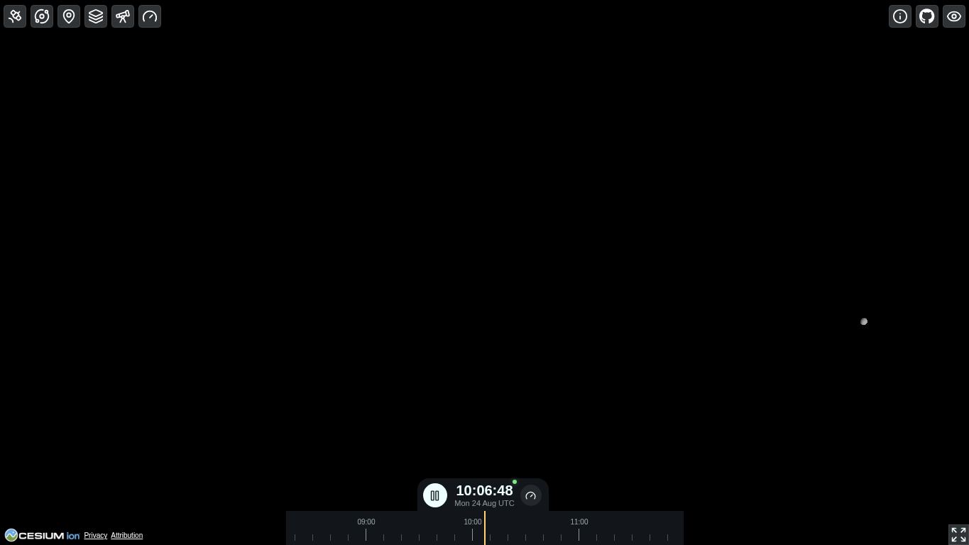 Satellite Orbit Visualization desktop preview captured by PWAs.app