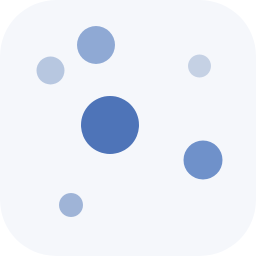 Scattered logo
