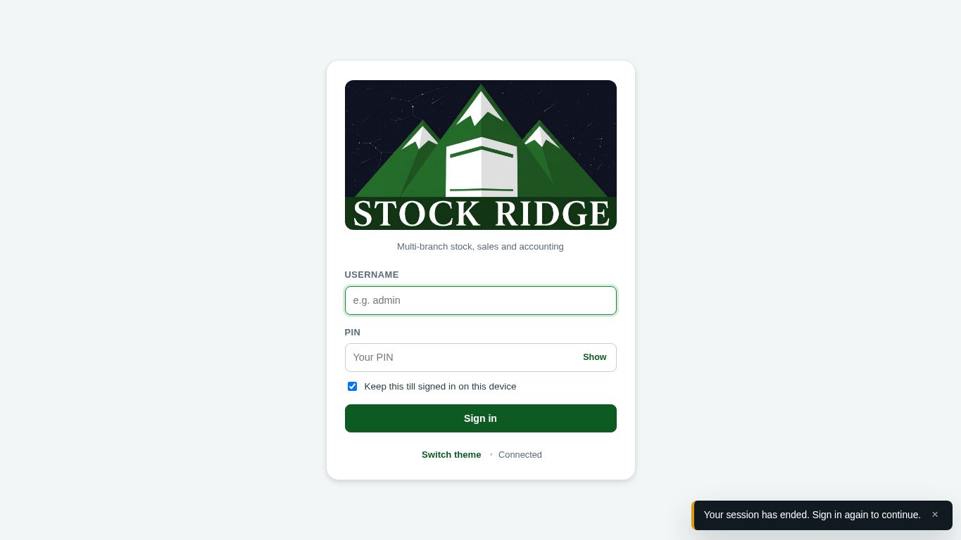 StockRidge desktop preview captured by PWAs.app