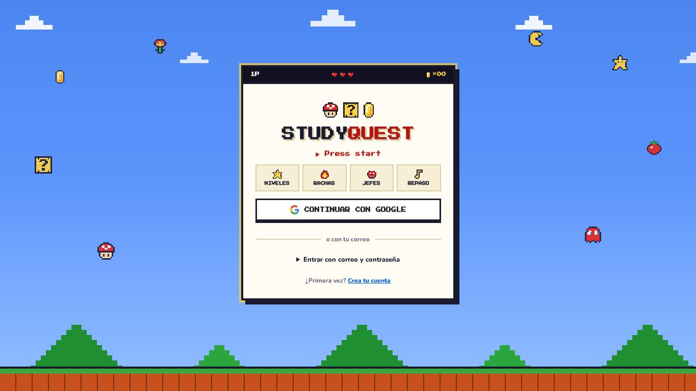 StudyQuest desktop preview captured by PWAs.app