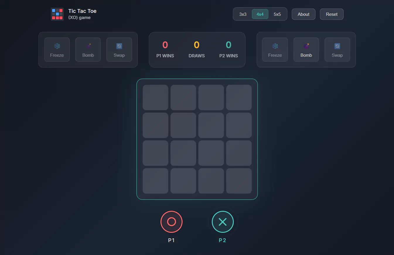 Advanced Tic Tac Toe wide preview 1