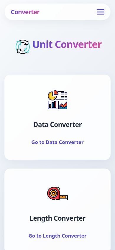 All Unit Converter mobile preview captured by PWAs.app