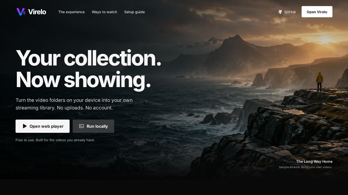 Virelo desktop preview captured by PWAs.app