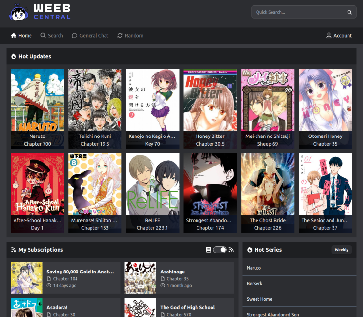 Read popular and new manga series wide preview 2