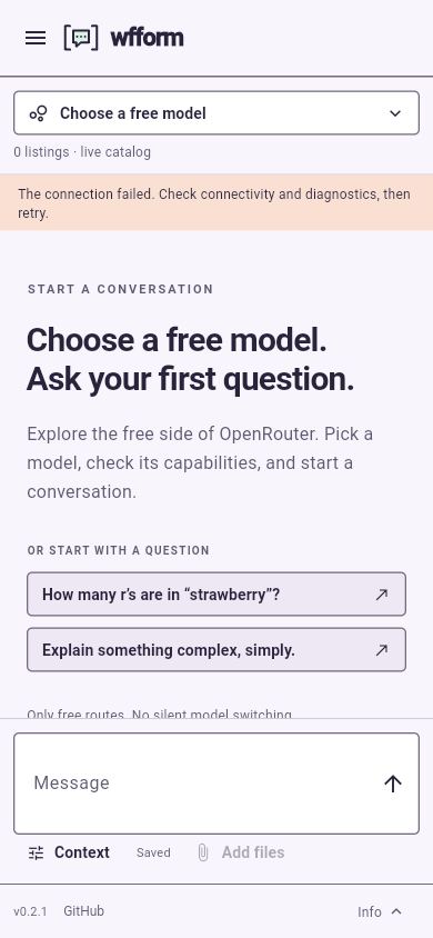 wfform mobile preview captured by PWAs.app