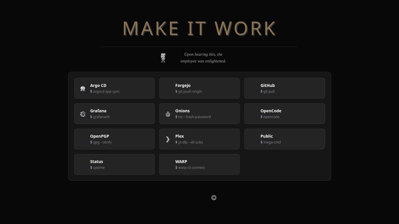 Make IT Work desktop preview captured by PWAs.app